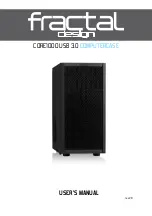 Fractal CORE1000 USB 3.0 COMPUTERCASE User Manual preview