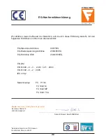 Preview for 42 page of Frank FC 1024 M Operating Instructions Manual