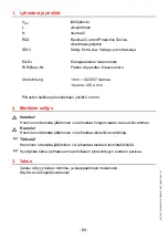 Preview for 73 page of Franke ACEX9001 Installation And Operating Instructions Manual