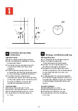 Preview for 3 page of Franke AQUAPINO Installation And Operating Instructions Manual