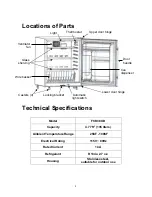 Preview for 5 page of Franklin Chef FCR36OD User Manual