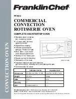 Preview for 2 page of Franklin Chef FR 1644 Specifications