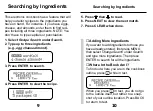 Preview for 11 page of Franklin Betty Crocker's BCC-110 User Manual