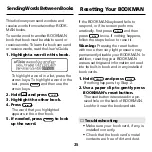 Preview for 17 page of Franklin Bookman DBP-2076 User Manual