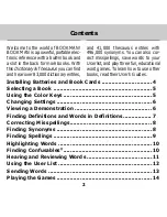 Preview for 3 page of Franklin BOOKMAN MWS-840 User Manual