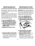 Preview for 5 page of Franklin BOOKMAN MWS-840 User Manual