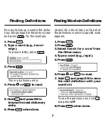 Preview for 8 page of Franklin BOOKMAN MWS-840 User Manual