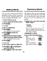 Preview for 12 page of Franklin BOOKMAN MWS-840 User Manual