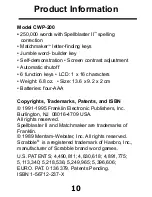 Preview for 11 page of Franklin Crosswords Puzzle Solver CWP-200 User Manual