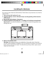 Preview for 8 page of Franklin DBD-1680 User Manual