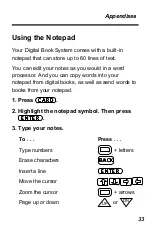 Preview for 34 page of Franklin IC-101 User Manual