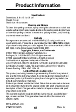 Preview for 19 page of Franklin MED-SPELL SME-106 User Manual