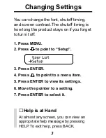 Preview for 4 page of Franklin Next Century QC-30 User Manual