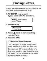 Preview for 8 page of Franklin Next Century QC-30 User Manual