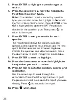 Preview for 37 page of Franklin Princeton Review SAT-2400 User Manual