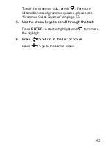 Preview for 44 page of Franklin Princeton Review SAT-2400 User Manual