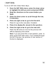 Preview for 56 page of Franklin Princeton Review SAT-2400 User Manual