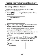 Preview for 20 page of Franklin Rolodex RF-192 User Manual