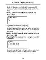 Preview for 21 page of Franklin Rolodex RF-192 User Manual