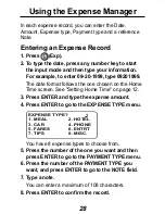 Preview for 29 page of Franklin Rolodex RF-192 User Manual