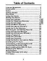 Preview for 2 page of Franklin Rolodex RF-512 User Manual