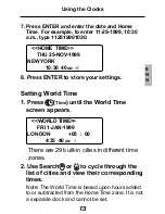 Preview for 14 page of Franklin Rolodex RF-512 User Manual