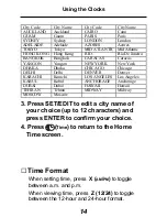 Preview for 15 page of Franklin Rolodex RF-512 User Manual