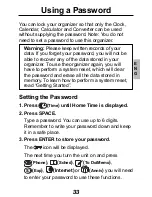 Preview for 34 page of Franklin Rolodex RF-512 User Manual