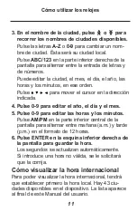 Preview for 12 page of Franklin Rolodex RF-8120 (Spanish) Guía Del Usuario