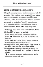 Preview for 14 page of Franklin Rolodex RF-8120 (Spanish) Guía Del Usuario