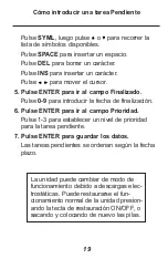 Preview for 20 page of Franklin Rolodex RF-8120 (Spanish) Guía Del Usuario