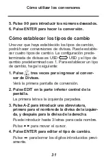 Preview for 32 page of Franklin Rolodex RF-8120 (Spanish) Guía Del Usuario