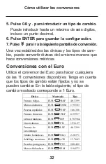 Preview for 33 page of Franklin Rolodex RF-8120 (Spanish) Guía Del Usuario