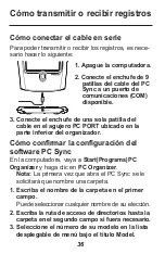 Preview for 37 page of Franklin Rolodex RF-8120 (Spanish) Guía Del Usuario