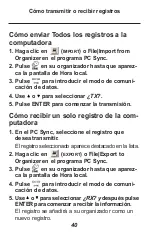 Preview for 41 page of Franklin Rolodex RF-8120 (Spanish) Guía Del Usuario