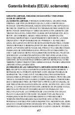 Preview for 48 page of Franklin Rolodex RF-8120 (Spanish) Guía Del Usuario