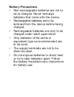 Preview for 8 page of Franklin SA-207A User Manual