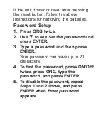 Preview for 29 page of Franklin SA-207A User Manual