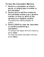 Preview for 31 page of Franklin SA-207A User Manual