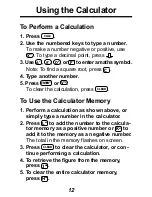 Preview for 13 page of Franklin TPQ-200 User Manual