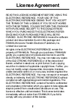 Preview for 2 page of Franklin TTQ-106 User Manual