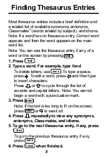 Preview for 6 page of Franklin TTQ-106 User Manual