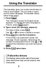 Preview for 9 page of Franklin TTQ-106 User Manual