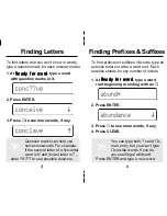 Preview for 4 page of Franklin Webster's Spelling Corrector NC-10 User Manual