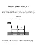 Preview for 2 page of Fraser Hill Farm Haunted Hill Farm HHGHST-3STK Assembly Instructions