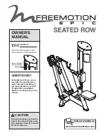 Preview for 1 page of FREE MOTION GZFI8176.1 Owner'S Manual