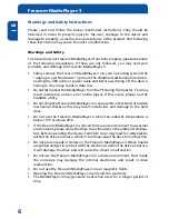 Preview for 6 page of Freecom MediaPlayer-3 Manual