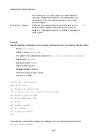 Preview for 274 page of Freedom9 freeGuard 100 Command Line Interface Manual