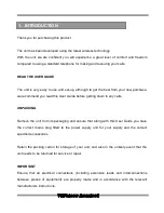 Preview for 3 page of freemate DW-775 User Manual