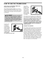 Preview for 12 page of Freemotion CoachBike b22.7 Owner'S Manual